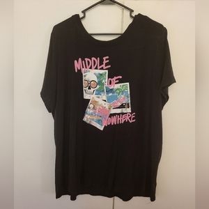 Torrid Black "Middle of Nowhere" Graphic Tee